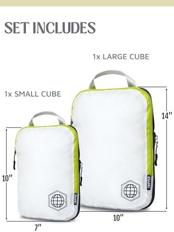 Compression Packing Cubes Set for Travel - Lightweight, Durable Clothes Organizer for Carry-On Luggage and Suitcases by TRIPPED Travel Gear - Image 3