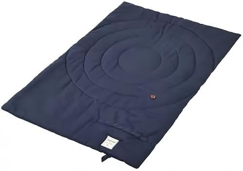 Foldable Waterproof Dog Mat | 37.4"x25.6" Portable Camping Travel Bed with Handle | All-Breed Training Pad, Machine Washable | Blocks Moisture, Easy Clean for Outdoor Adventures (Blue) - Image 2