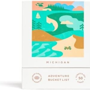Michigan Adventure Bucket List: 50 Scratch-Off Cards for Outdoor Activities, Tourist Attractions, and Road Trips - Perfect Travel Gift and Guide for Exploring
