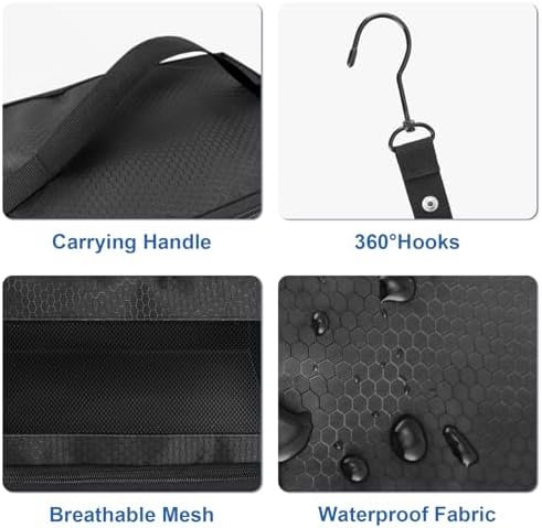 Suitcase Organizer, Travel Luggage Organizer Portable Hanging Travel Shelves Collapsible Hanging Packing Cubes for Carry on Suitcase - Image 3