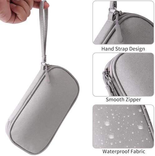 Universal Cable Organizer - Electronics Accessories Bag for Charger, Phone, Memory Card, Travel Gadget Bag (Grey) - Image 5