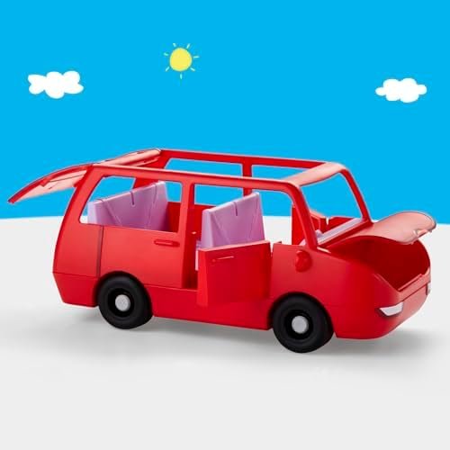 PEPPA PIG Peppa's Big Family Car with 2 Figures (Fits 5), Toy Car Playset for Girls and Boys 3 and Up - Image 9
