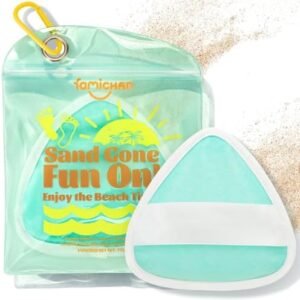 Triangle Sand Remover Eraser Wipe, Family Beach Vacation Essentials for Women, Kids & Baby, Girl Beach Must Haves, Sand Removal Bag for Cruise Travel Accessories