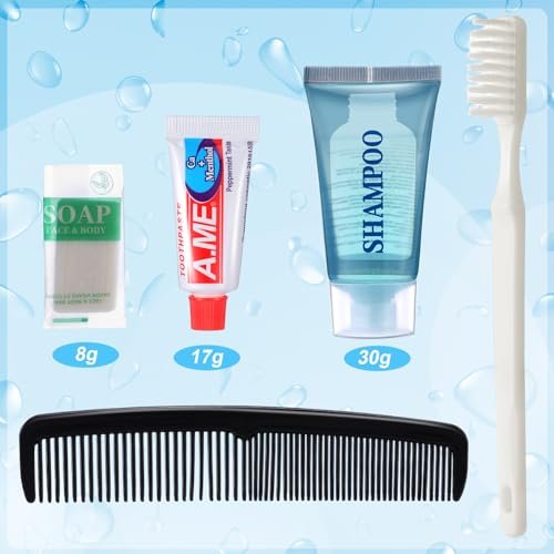 60 Pcs Basic Toiletry Set Homeless Hygiene Kits Homeless Care Package Supplies Travel Toiletry Bulk for Men Women Charity Reusable Supplies - Image 3