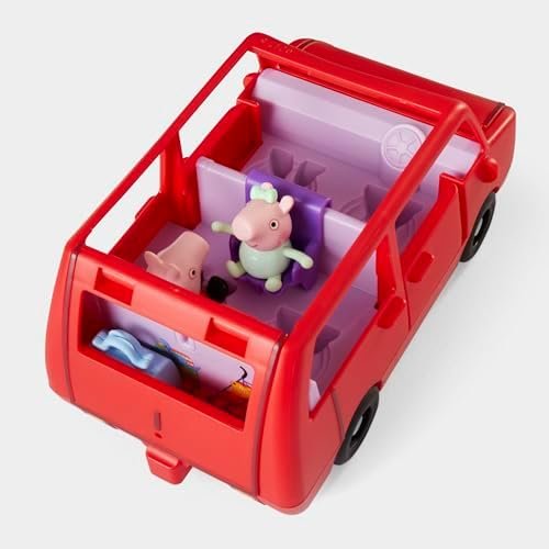 PEPPA PIG Peppa's Big Family Car with 2 Figures (Fits 5), Toy Car Playset for Girls and Boys 3 and Up - Image 10