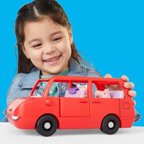 PEPPA PIG Peppa's Big Family Car with 2 Figures (Fits 5), Toy Car Playset for Girls and Boys 3 and Up - Image 6