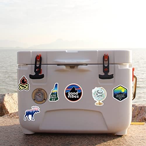 200PCS Camping Stickers - Water Bottles, Outdoor Adventure, Vinyl Waterproof Stickers Packs for Laptop, Travel & Hiking, Bike, Bumper, Suitcase, Luggage, Car, Wilderness, Nature - Image 3