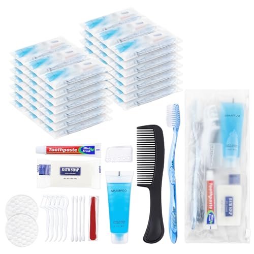 Basic Toiletry Kits, Individually Packed, Personal Hygiene Kit Bulk Homeless Care Package Supplies Travel Size Toiletry Kit for Men Women Charity Reusable Toiletry Bag (Pack of 10) - Image 6