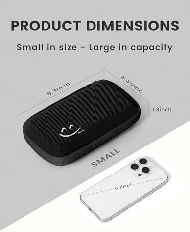 Travelkin Travel Cord Organizer, Small Electronic Organizer Travel Case, Cable Organizer Bag For Cords,Chargers Phone, Sd Card,Usbs - Image 3