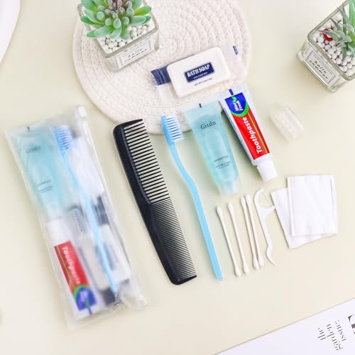 50 Kits Basic Toiletry Kits Homeless Personal Hygiene Kit Bulk Homeless Care Package Supplies Travel Toiletry Kit Homeless Hygiene Kit Bulk for Men Women Disposable Toiletry Kit(10-IN-1) - Image 6