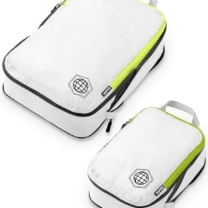 Compression Packing Cubes Set for Travel - Lightweight, Durable Clothes Organizer for Carry-On Luggage and Suitcases by TRIPPED Travel Gear