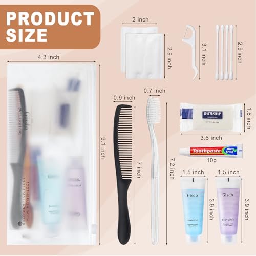 20 Sets Toiletry Kits Homeless Personal Hygiene Kit Bulk Homeless Care Package Supplies Travel Toiletry Kit Homeless Hygiene Kit Bulk for Men Women Charity Disposable Toiletry Kit(10-IN-1) - Image 4