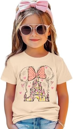 Magical Shirt for Toddler Baby Girl Magic Kingdom Tshirt Cute Castle Outfit Holiday Family Vacation Summer Tee Tops