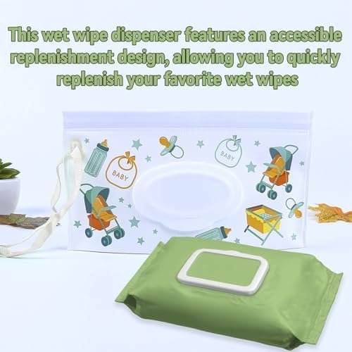 Travel Baby Wipes Case - Waterproof Portable Wipe Dispenser for Outdoor Adventures | Rain & Splash Proof Wet Wipe Holder for Camping, Beach & Family Trips(3pcs) - Image 2