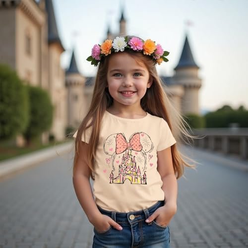 Magical Shirt for Toddler Baby Girl Magic Kingdom Tshirt Cute Castle Outfit Holiday Family Vacation Summer Tee Tops - Image 2