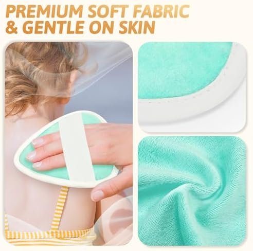 Triangle Sand Remover Eraser Wipe, Family Beach Vacation Essentials for Women, Kids & Baby, Girl Beach Must Haves, Sand Removal Bag for Cruise Travel Accessories - Image 4