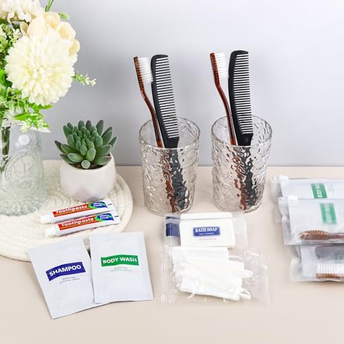 10 Sets Toiletry Kits Homeless Personal Hygiene Kit Bulk Homeless Care Package Supplies Travel Toiletry Kit Homeless Hygiene Kit Bulk for Men Women Charity Disposable Toiletry Kit(8-IN-1) - Image 4