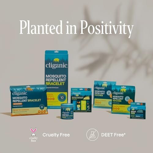 Cliganic 10 Pack Mosquito Repellent Bracelets for Adults & Kids - Natural DEET-Free Bands, Individually Wrapped - Image 6