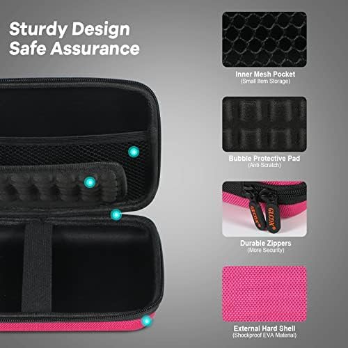 Electronics Tech Organizer Portable Travel Case - Hard Shell Protective Carrying Case for External Hard Drive, Phone Charger, Power Bank, Small Gadgets Storage Pouch Bag - Image 4
