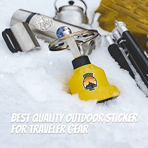 200PCS Camping Stickers - Water Bottles, Outdoor Adventure, Vinyl Waterproof Stickers Packs for Laptop, Travel & Hiking, Bike, Bumper, Suitcase, Luggage, Car, Wilderness, Nature - Image 8