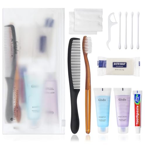 20 Sets Toiletry Kits Homeless Personal Hygiene Kit Bulk Homeless Care Package Supplies Travel Toiletry Kit Homeless Hygiene Kit Bulk for Men Women Charity Disposable Toiletry Kit(10-IN-1) - Image 9