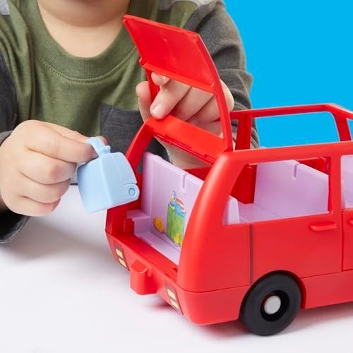 PEPPA PIG Peppa's Big Family Car with 2 Figures (Fits 5), Toy Car Playset for Girls and Boys 3 and Up - Image 8