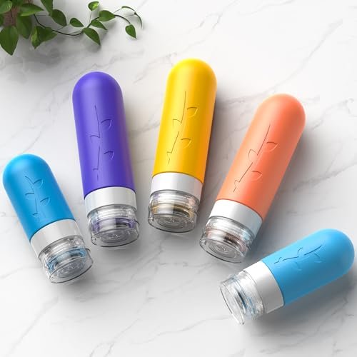 19pack Travel Bottles for Toiletries, TSA Approved Silicone Travel Size Containers for toiletries, Refillable & Leakproof Travel shampoo and conditioner bottles - Image 7