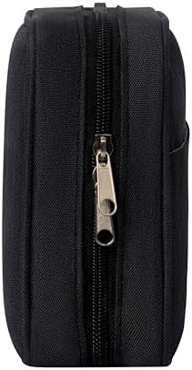 Electronics Organizer Bag, Small Tech Pouch Storage Case for Cord, Cable, Charger, Hard Disk, Power Bank, Laptop Mouse, Toiletries, Cosmetics, Personal Item and Travel Essentials Accessories Black - Image 5