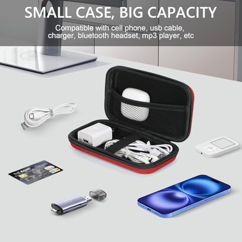 Hard Protective Travel Case, GLCON Electronic Organizer for Anker/Jackery/RAVPower Power Bank, Shockproof EVA Carrying Case for Cell Phones, Travel Gadgets for Cables, Car/GPS Accessories - Image 2
