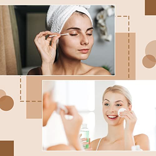 Tondiamo 100 Pieces Hotel Vanity Kit Individually Wrapped Hotel Amenities Disposable Travel Size Hospitality Supplies, Each Includes 2 Cotton Pads 4 travel qtips Nail File for Motels Makeup Toiletry - Image 4