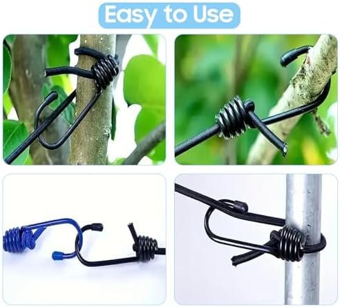 Retractable Portable Travel Clothesline, Clothing Line with 12 Clothes Clips for Indoor Laundry Drying Line with Clothesline Stops, Outdoor Camping Accessories - Image 4