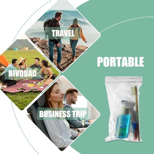 Hygiene Kit Bundle Bulk, Travel Size Personal Care Toiletries for Hotel, Home, Camping, Travel, Charity - Individually Wrapped Toiletries Amenities (15 Pack) - Image 7