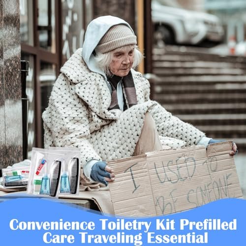 60 Pcs Basic Toiletry Set Homeless Hygiene Kits Homeless Care Package Supplies Travel Toiletry Bulk for Men Women Charity Reusable Supplies - Image 6