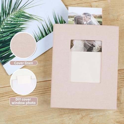 vivinin 2 Pack Photo Album 4x6, Linen Cover Photo Book, Small Photo Album Book for 36 Pockets Hold 72 Pictures, Picture Book for Photos Family Anniversaries Baby Vacations (Off-White) - Image 4