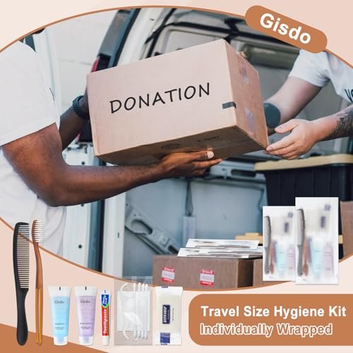 20 Sets Toiletry Kits Homeless Personal Hygiene Kit Bulk Homeless Care Package Supplies Travel Toiletry Kit Homeless Hygiene Kit Bulk for Men Women Charity Disposable Toiletry Kit(10-IN-1) - Image 6