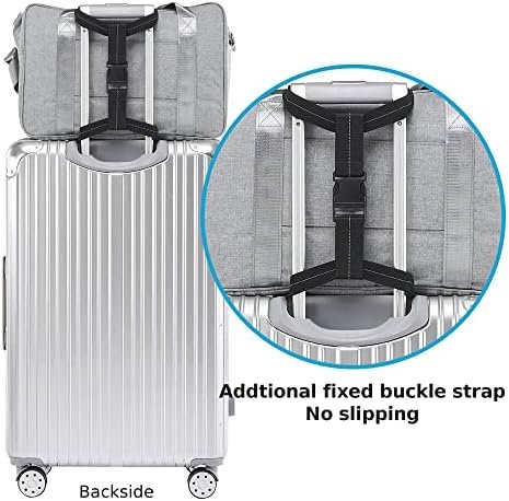 Travelkin Luggage Straps for Suitcases, Luggage Bungee Straps for Attaching Bags, Travel Essentials for Suitcases Add a Bag (Black) - Image 5