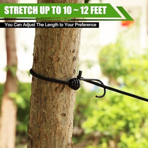 2 Pack Camping Clothesline Portable 12 Clothespins, Camping Accessories Travel Clothesline for Outdoor Indoor, Retractable Clothes Line Elastic Clothesline for Camper Hotel Room - Image 4