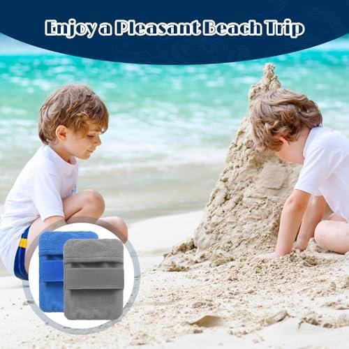 4Packs Sand Remover for Beach, Talc-Free Sand Removal Bags for Adults & Kids, Skin-Friendly Sand Off Bags Beach Vacation Camping Essentials - Image 7