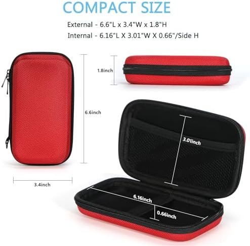Hard Protective Travel Case, GLCON Electronic Organizer for Anker/Jackery/RAVPower Power Bank, Shockproof EVA Carrying Case for Cell Phones, Travel Gadgets for Cables, Car/GPS Accessories - Image 3