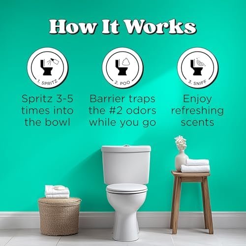 Poo~Pourri Beach Bum Before-You-Go Pocket Air & Toilet Freshener Coconut, Orchid, & Toasted Praline Spray – Instantly Works to Trap Bathroom Odor – Plant Based Ingredients & Essential Oils - Image 4