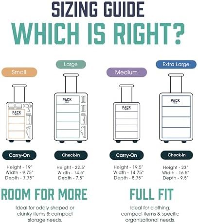 Pack Gear Hanging Suitcase Organizer - Our Large Hanging Luggage Organizer Fits Any Suitcase - Our Packing Cubes For Travel Uses Mesh Windows to Make it Easy to Find your Clothes (Black, L) - Image 7
