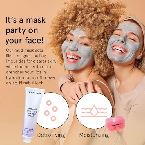 grace & stella Award Winning Skin Care Set - Gifts for Women - Travel Size Toiletries with Eye Masks, Hyaluronic Acid Serum, Lip Balm & More - Bridesmaids, Birthdays, Teen Girl Gifts - Vegan Self Care - Image 5
