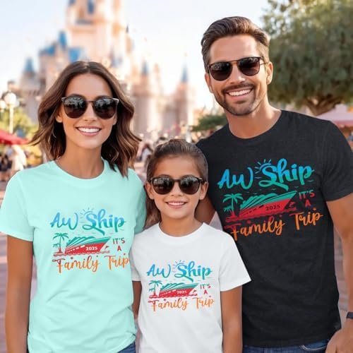 2025 Family Cruise Shirts It's A Family Trip Shirt Making Memories Together Cruise Ship Short Sleeve Tops - Image 2