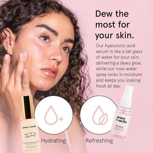 grace & stella Award Winning Skin Care Set - Gifts for Women - Travel Size Toiletries with Eye Masks, Hyaluronic Acid Serum, Lip Balm & More - Bridesmaids, Birthdays, Teen Girl Gifts - Vegan Self Care - Image 4