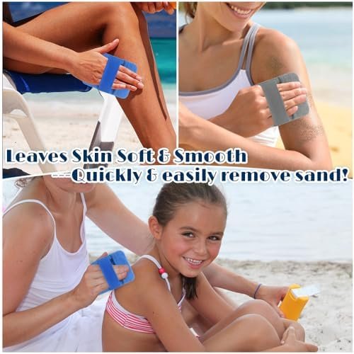 4Packs Sand Remover for Beach, Talc-Free Sand Removal Bags for Adults & Kids, Skin-Friendly Sand Off Bags Beach Vacation Camping Essentials - Image 3