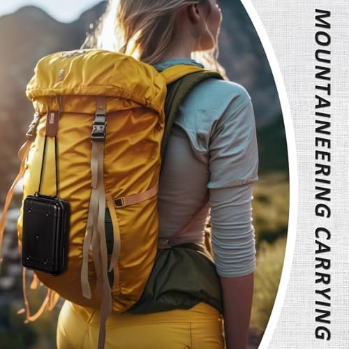 2 Pcs Small Waterproof Case with Foam Insert, 5.2 x 3.54 x 1.46 Camping Survival Kit with Foam Secure Closure, Shockproof Plastic Hard Case Easy to Carry for Outdoor Adventures & Travel - Image 5