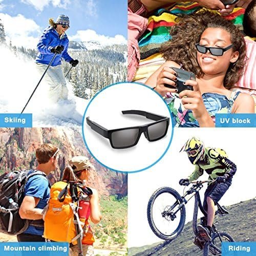 1080P HD Camera Glasses Video Recording Glasses Hands-Free Eyewear Camera for Outdoor Sports, Travel, and Adventures Built-in 32GB TF Card - Image 2